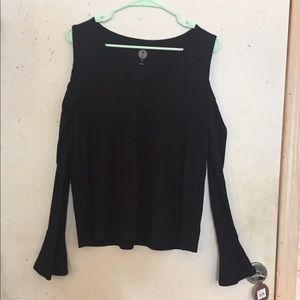 SET OF 2 long sleeve off the shoulder shirts